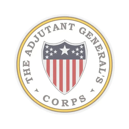 Army Adjutant Generals Corps - STICKER Vinyl Kiss-Cut Decal 4 Inch Transparent - The Sticker Space