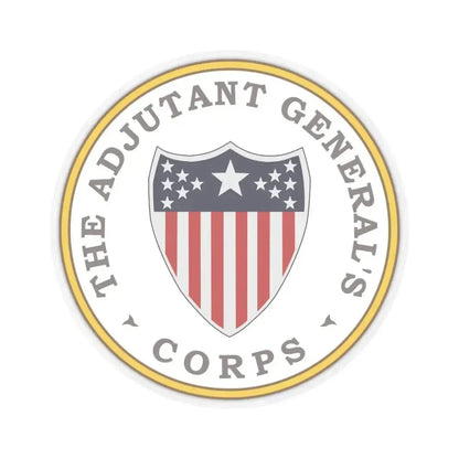 Army Adjutant Generals Corps - STICKER Vinyl Kiss-Cut Decal 6 Inch Transparent - The Sticker Space