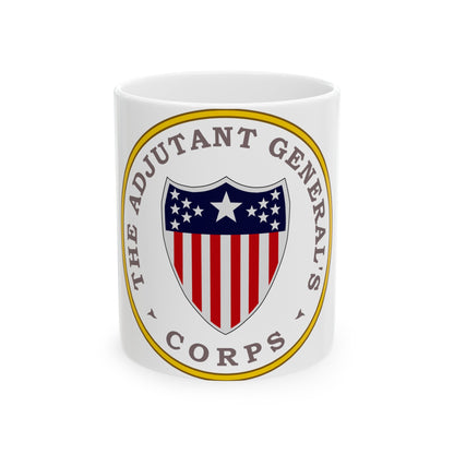 Army Adjutant Generals Corps - White Coffee Mug-11oz-The Sticker Space