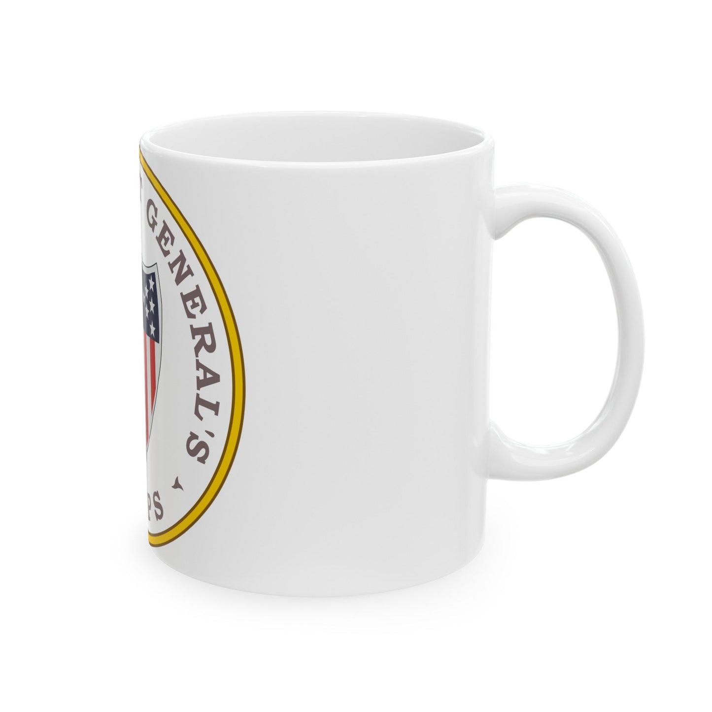 Army Adjutant Generals Corps - White Coffee Mug-The Sticker Space