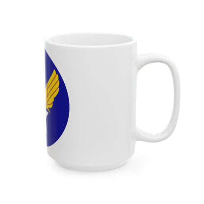 Army Air Forces Historical Insignia (U.S. Air Force) White Coffee Mug-The Sticker Space