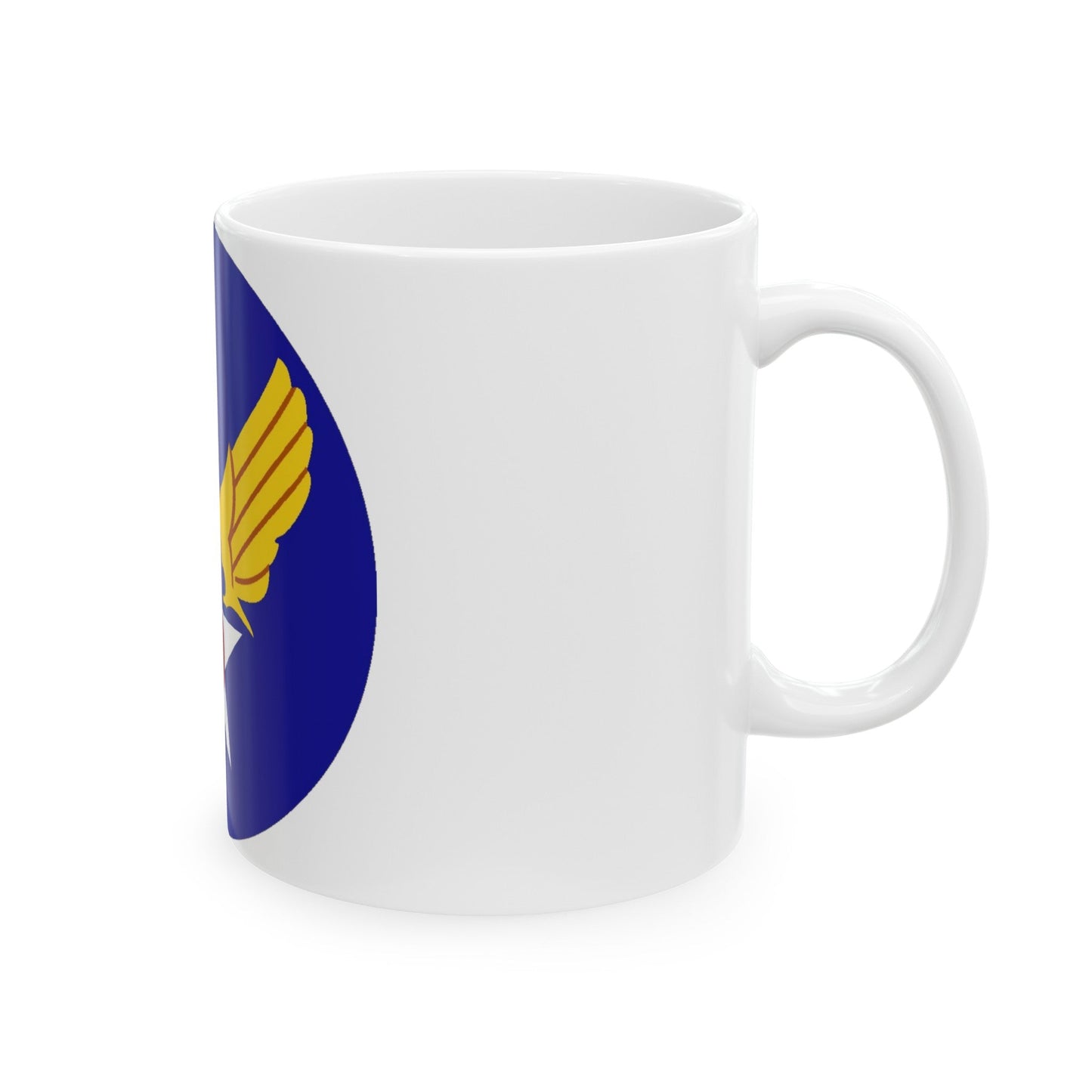 Army Air Forces Historical Insignia (U.S. Air Force) White Coffee Mug-The Sticker Space