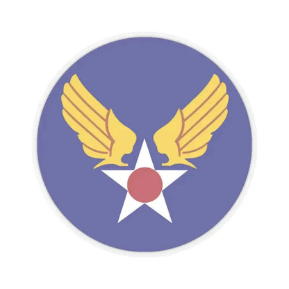 Army Air Forces Historical Insignia (U.S. Air Force) STICKER Vinyl Kiss-Cut Decal 2 Inch Transparent - The Sticker Space
