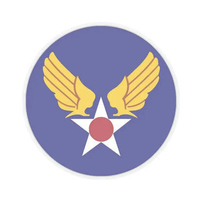 Army Air Forces Historical Insignia (U.S. Air Force) STICKER Vinyl Kiss-Cut Decal 6 Inch Transparent - The Sticker Space