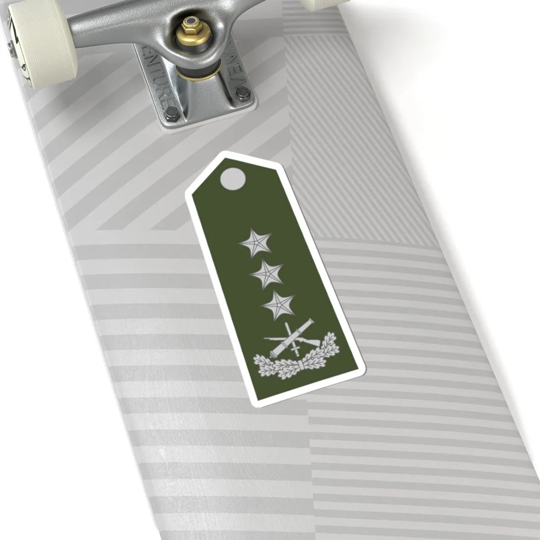 Army ALB OF 02 (Albania) (Military Rank) STICKER Vinyl Kiss-Cut Decal - The Sticker Space