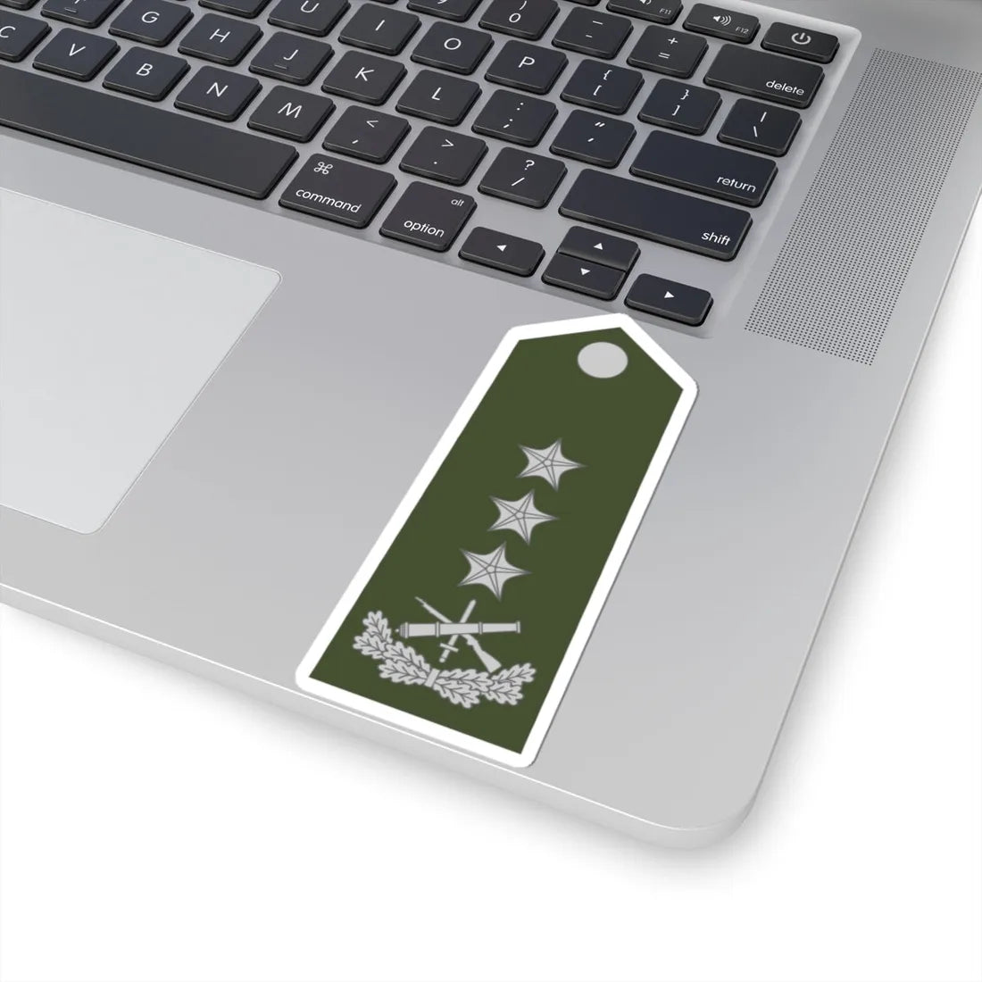 Army ALB OF 02 (Albania) (Military Rank) STICKER Vinyl Kiss-Cut Decal - The Sticker Space
