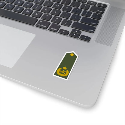 Army ALB  OF 06 (Albania) (Military Rank) STICKER Vinyl Kiss-Cut Decal - The Sticker Space