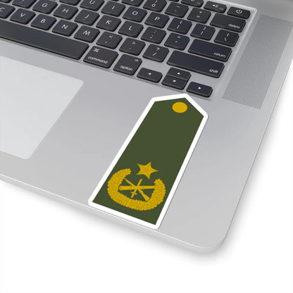 Army ALB  OF 06 (Albania) (Military Rank) STICKER Vinyl Kiss-Cut Decal - The Sticker Space