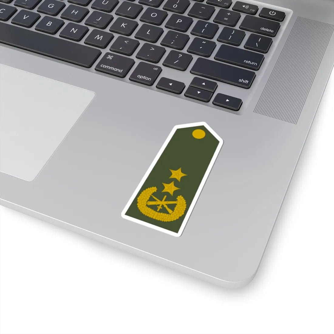 Army ALB  OF 07 (Albania) (Military Rank) STICKER Vinyl Kiss-Cut Decal - The Sticker Space