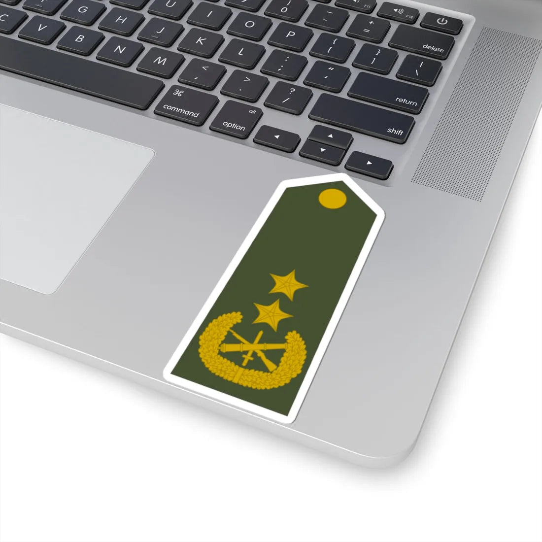 Army ALB  OF 07 (Albania) (Military Rank) STICKER Vinyl Kiss-Cut Decal - The Sticker Space