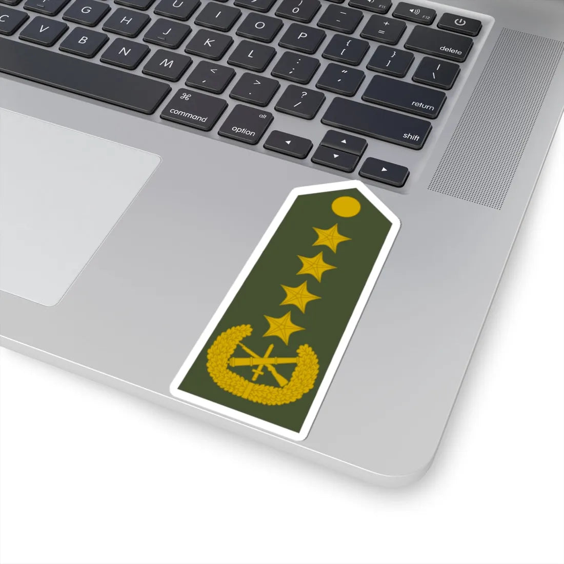 Army ALB  OF 09 (Albania) (Military Rank) STICKER Vinyl Kiss-Cut Decal - The Sticker Space