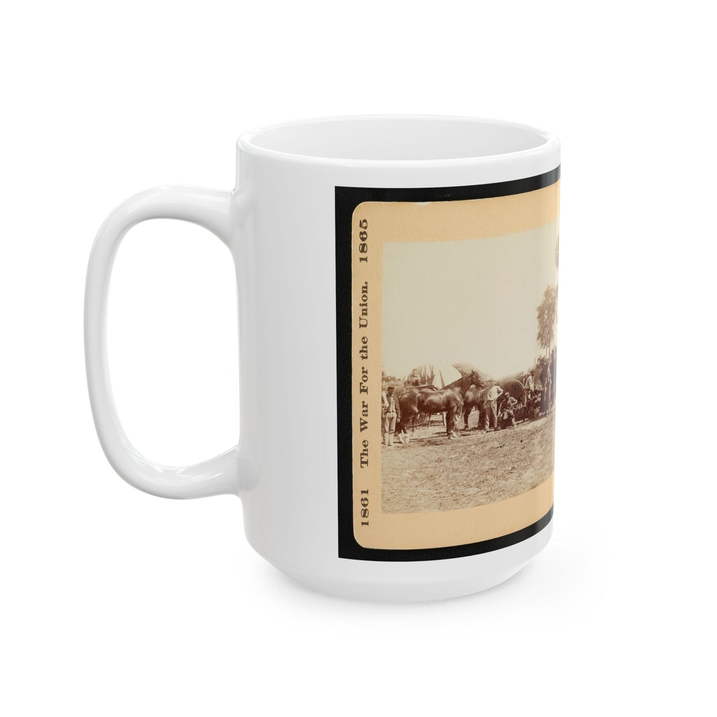 Army Blacksmith And Forge, Antietam, Sept., 1862 (U.S. Civil War) White Coffee Mug