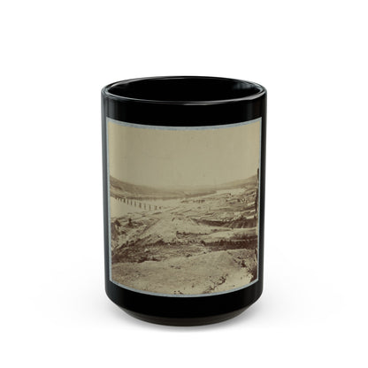 Army Bridge, Chattanooga, 1864(2) (U.S. Civil War) Black Coffee Mug-15oz-The Sticker Space