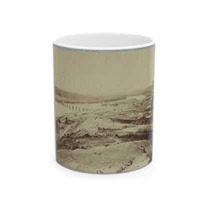 Army Bridge, Chattanooga, 1864(2) (U.S. Civil War) White Coffee Mug-11oz-The Sticker Space