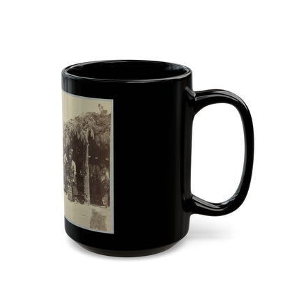 Army Forge In Front Of Petersburg, Va. (U.S. Civil War) Black Coffee Mug