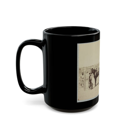 Army Forge In Front Of Petersburg, Va. (U.S. Civil War) Black Coffee Mug