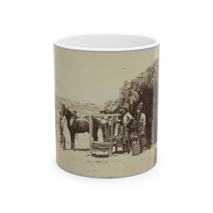 Army Forge In Front Of Petersburg, Va. (U.S. Civil War) White Coffee Mug