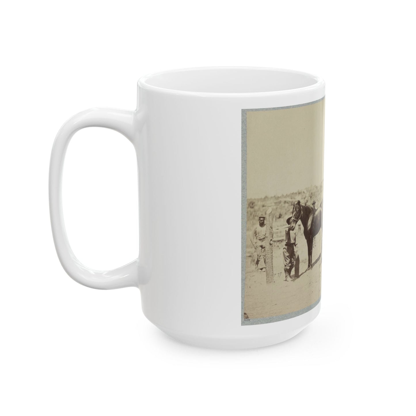 Army Forge In Front Of Petersburg, Va. (U.S. Civil War) White Coffee Mug