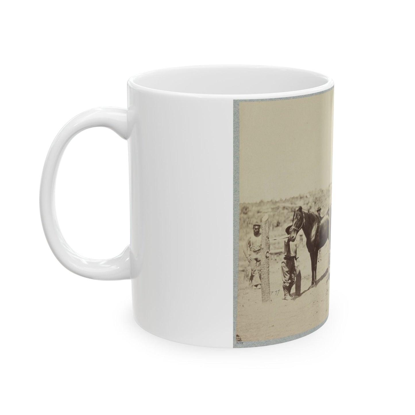 Army Forge In Front Of Petersburg, Va. (U.S. Civil War) White Coffee Mug