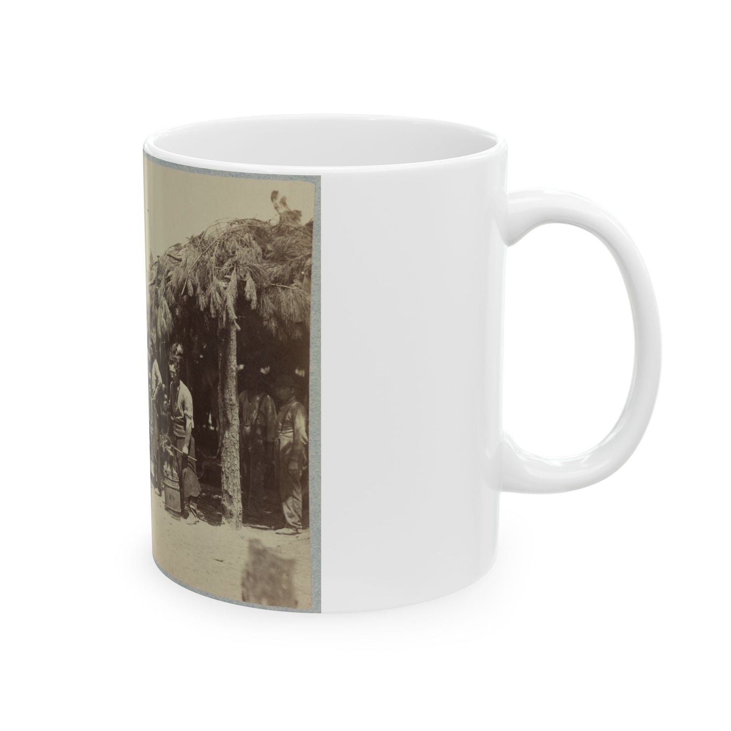 Army Forge In Front Of Petersburg, Va. (U.S. Civil War) White Coffee Mug