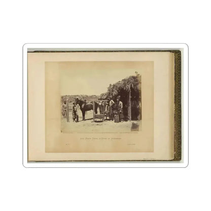 Army Forge Scene, in Front of Petersburg (U.S. Civil War) STICKER Vinyl Kiss-Cut Decal 4 Inch White - The Sticker Space