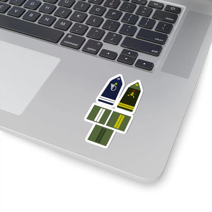 Army FRA OF 01a alt (Military Rank) STICKER Vinyl Kiss-Cut Decal - The Sticker Space