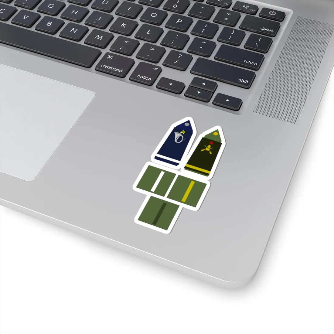 Army FRA OF 01b alt (Military Rank) STICKER Vinyl Kiss-Cut Decal - The Sticker Space