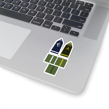 Army FRA OF 01b alt (Military Rank) STICKER Vinyl Kiss-Cut Decal - The Sticker Space