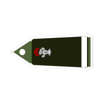 Army FRA OF 01B ROTATION CAVALRY (Military Rank) STICKER Vinyl Kiss-Cut Decal 3 Inch White - The Sticker Space