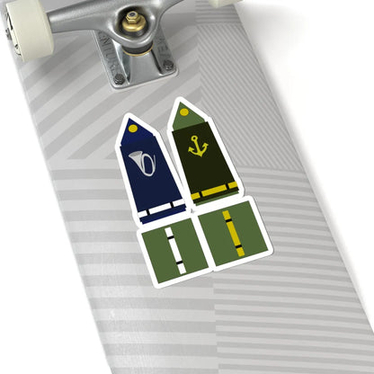 Army FRA OF 01c alt (Military Rank) STICKER Vinyl Kiss-Cut Decal - The Sticker Space