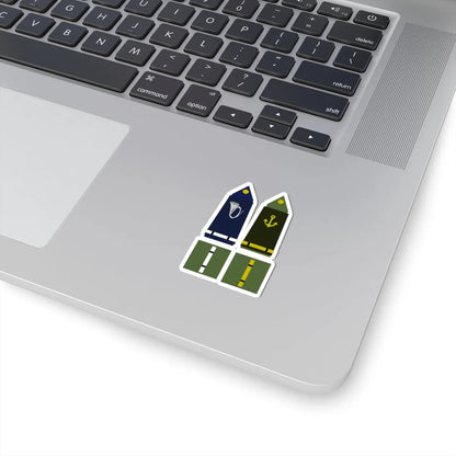 Army FRA OF 01c alt (Military Rank) STICKER Vinyl Kiss-Cut Decal - The Sticker Space