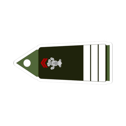 Army FRA OF 02 ROTATION CAVALRY (Military Rank) STICKER Vinyl Kiss-Cut Decal 3 Inch White - The Sticker Space