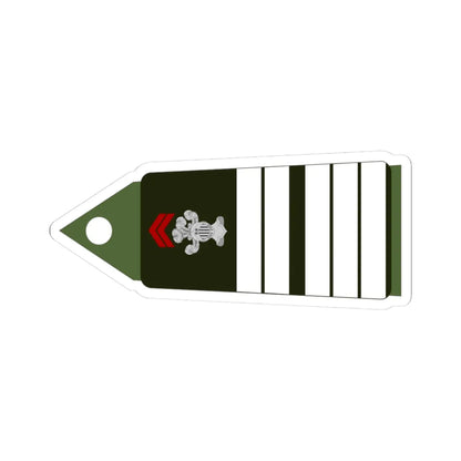 Army FRA OF 05 ROTATION CAVALRY (Military Rank) STICKER Vinyl Kiss-Cut Decal 3 Inch White - The Sticker Space