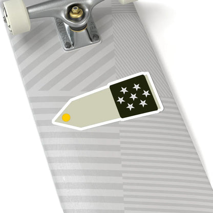 Army FRA OF 10 ROTATION (Military Rank) STICKER Vinyl Kiss-Cut Decal - The Sticker Space