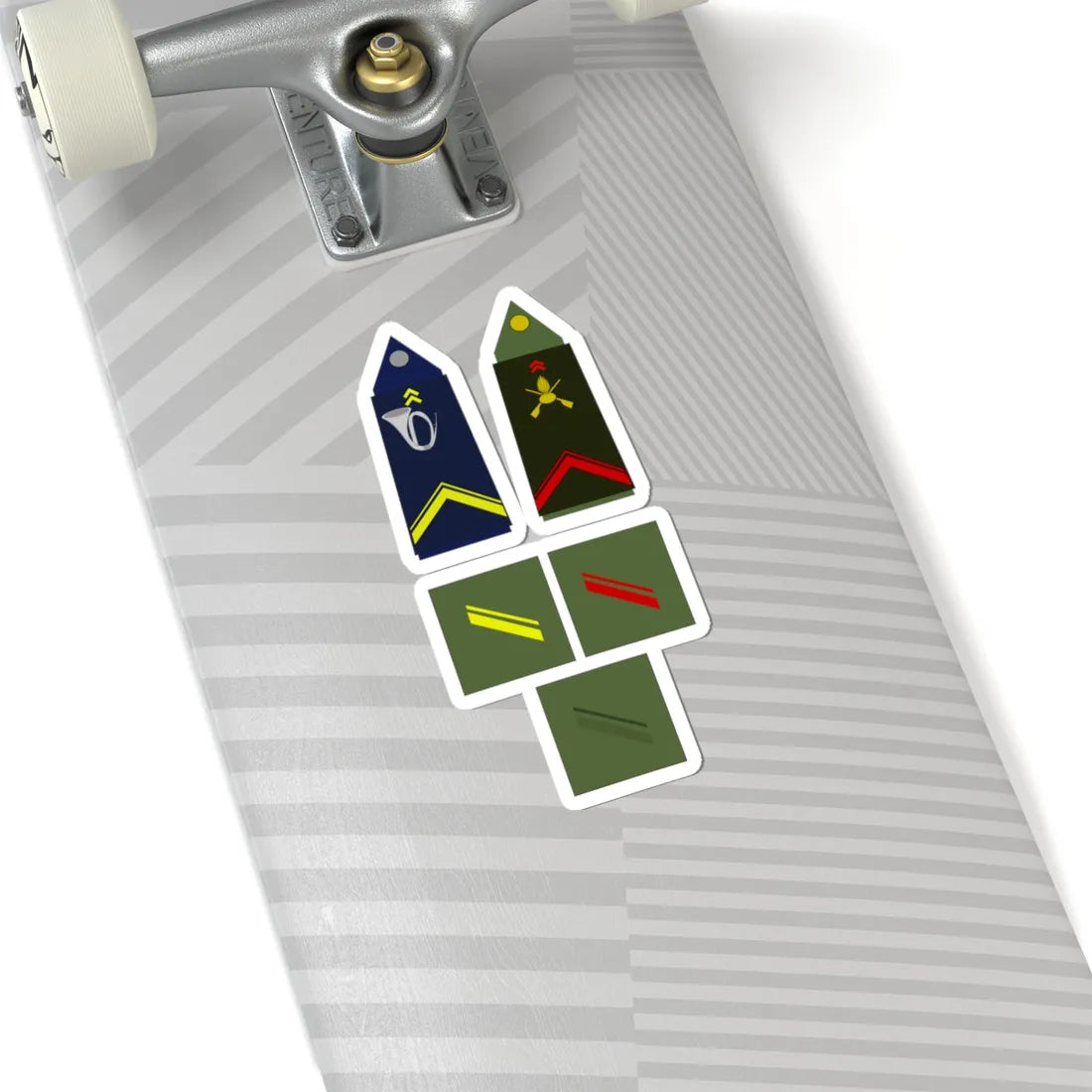 Army FRA OR 02 alt (Military Rank) STICKER Vinyl Kiss-Cut Decal - The Sticker Space