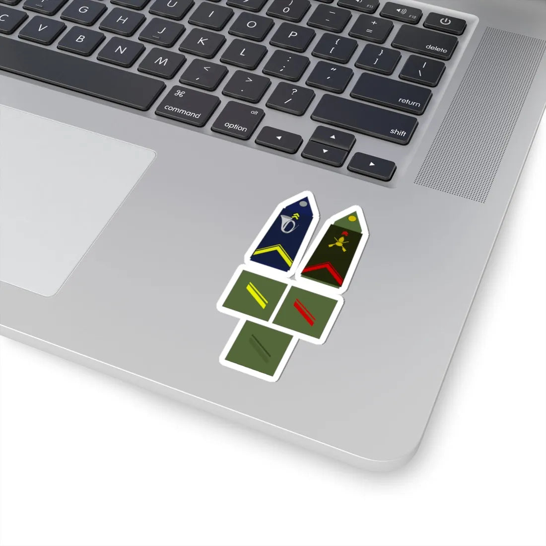 Army FRA OR 02 alt (Military Rank) STICKER Vinyl Kiss-Cut Decal - The Sticker Space