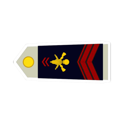 Army FRA OR 03 ROTATION (Military Rank) STICKER Vinyl Kiss-Cut Decal 2 Inch White - The Sticker Space