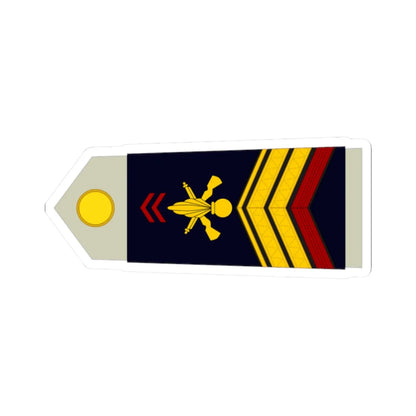 Army FRA OR 04a ROTATION (Military Rank) STICKER Vinyl Kiss-Cut Decal 2 Inch White - The Sticker Space