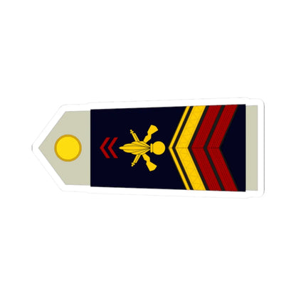 Army FRA OR 04b ROTATION (Military Rank) STICKER Vinyl Kiss-Cut Decal 2 Inch White - The Sticker Space