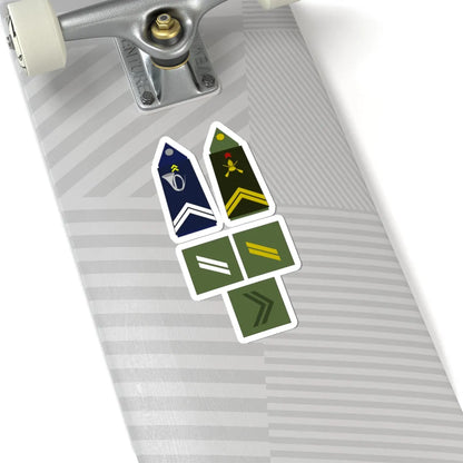 Army FRA OR 05 alt (Military Rank) STICKER Vinyl Kiss-Cut Decal - The Sticker Space
