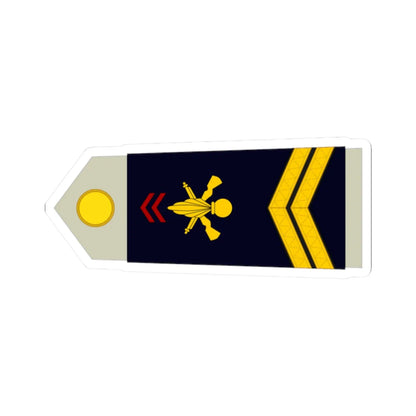 Army FRA OR 05 ROTATION (Military Rank) STICKER Vinyl Kiss-Cut Decal 2 Inch White - The Sticker Space