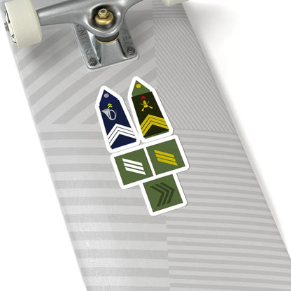 Army FRA OR 06 alt (Military Rank) STICKER Vinyl Kiss-Cut Decal - The Sticker Space