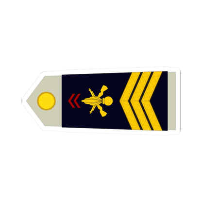 Army FRA OR 06 ROTATION (Military Rank) STICKER Vinyl Kiss-Cut Decal 2 Inch White - The Sticker Space
