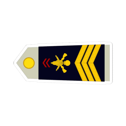 Army FRA OR 06 ROTATION (Military Rank) STICKER Vinyl Kiss-Cut Decal 3 Inch White - The Sticker Space