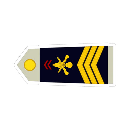 Army FRA OR 06 ROTATION (Military Rank) STICKER Vinyl Kiss-Cut Decal 6 Inch White - The Sticker Space