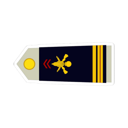 Army FRA OR 09a ROTATION (Military Rank) STICKER Vinyl Kiss-Cut Decal 3 Inch White - The Sticker Space
