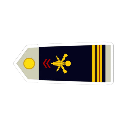 Army FRA OR 09a ROTATION (Military Rank) STICKER Vinyl Kiss-Cut Decal 4 Inch White - The Sticker Space