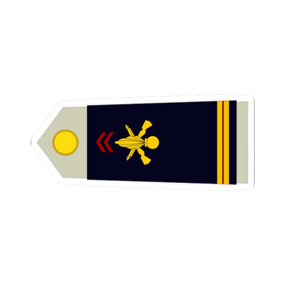 Army FRA OR 09b ROTATION (Military Rank) STICKER Vinyl Kiss-Cut Decal 2 Inch White - The Sticker Space