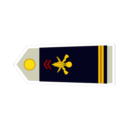 Army FRA OR 09b ROTATION (Military Rank) STICKER Vinyl Kiss-Cut Decal 3 Inch White - The Sticker Space