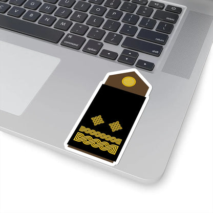 Army HRV OF 04 (Croatia) (Military Rank) STICKER Vinyl Kiss-Cut Decal - The Sticker Space